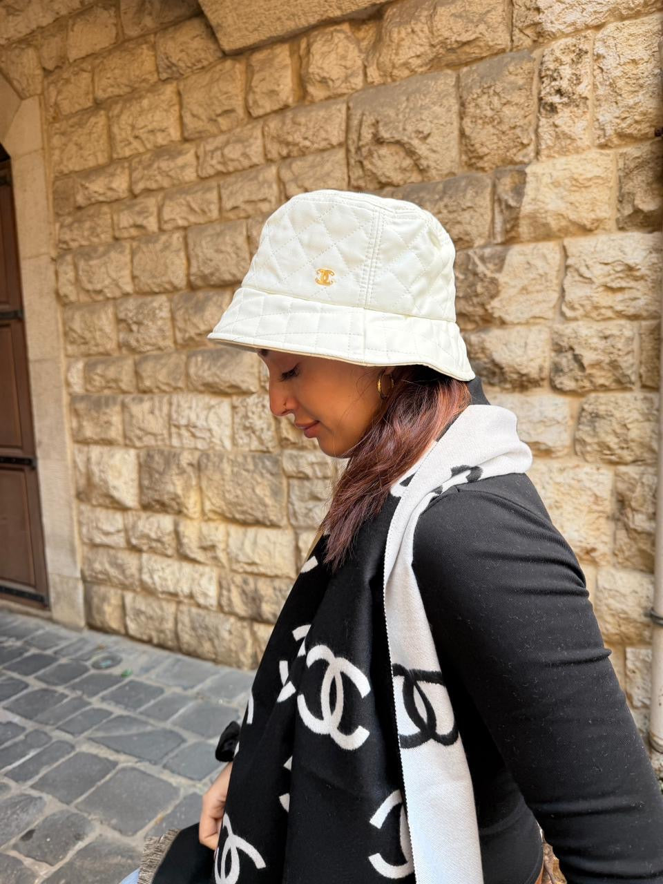 CC Leather Bucket hat
