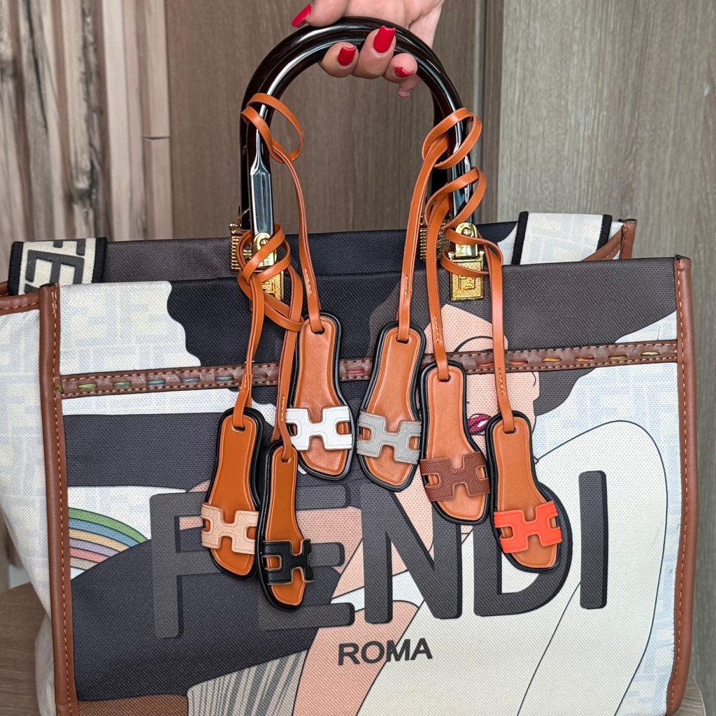 Mini H Slipper Charm