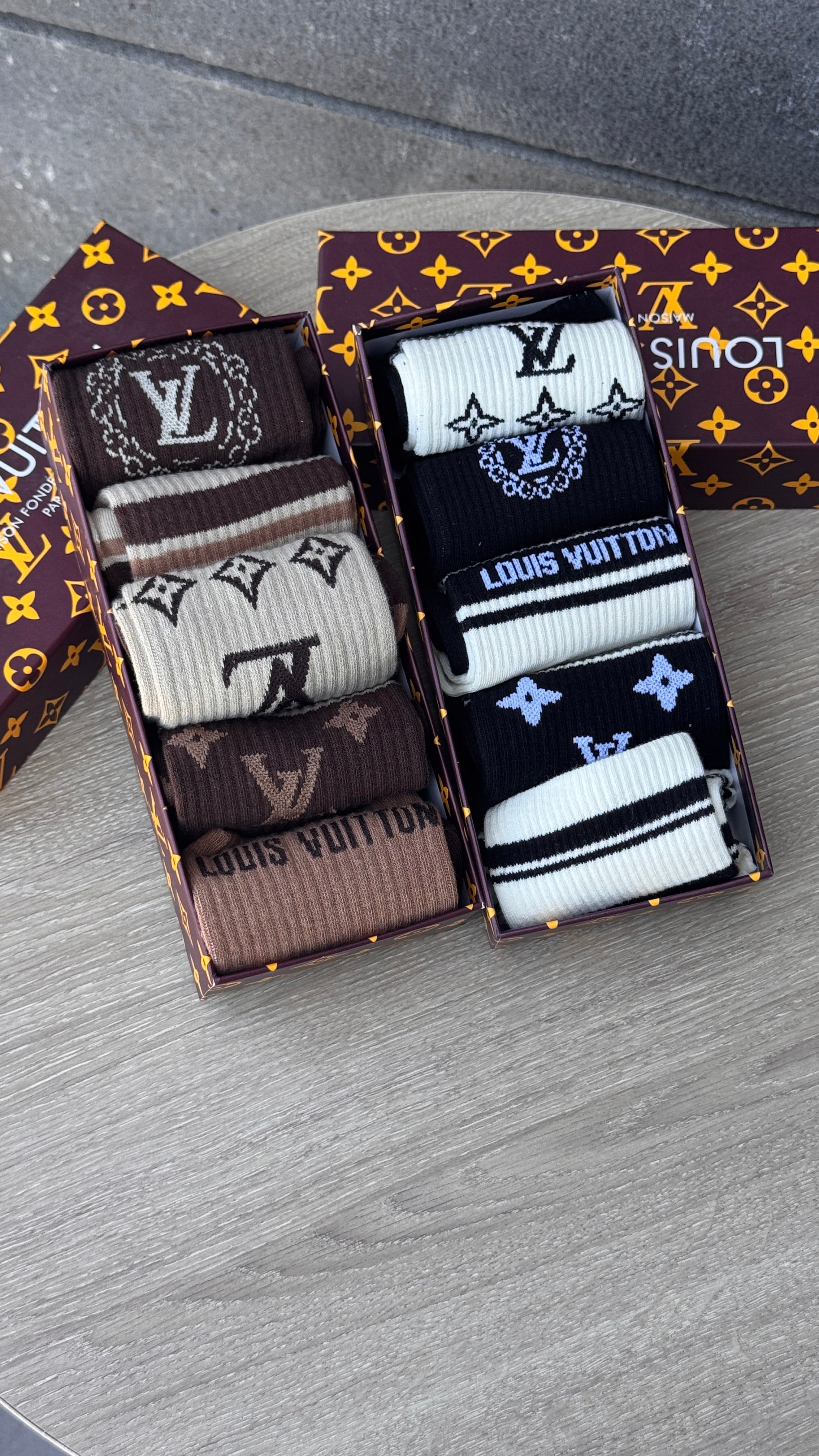 LV Winter Socks