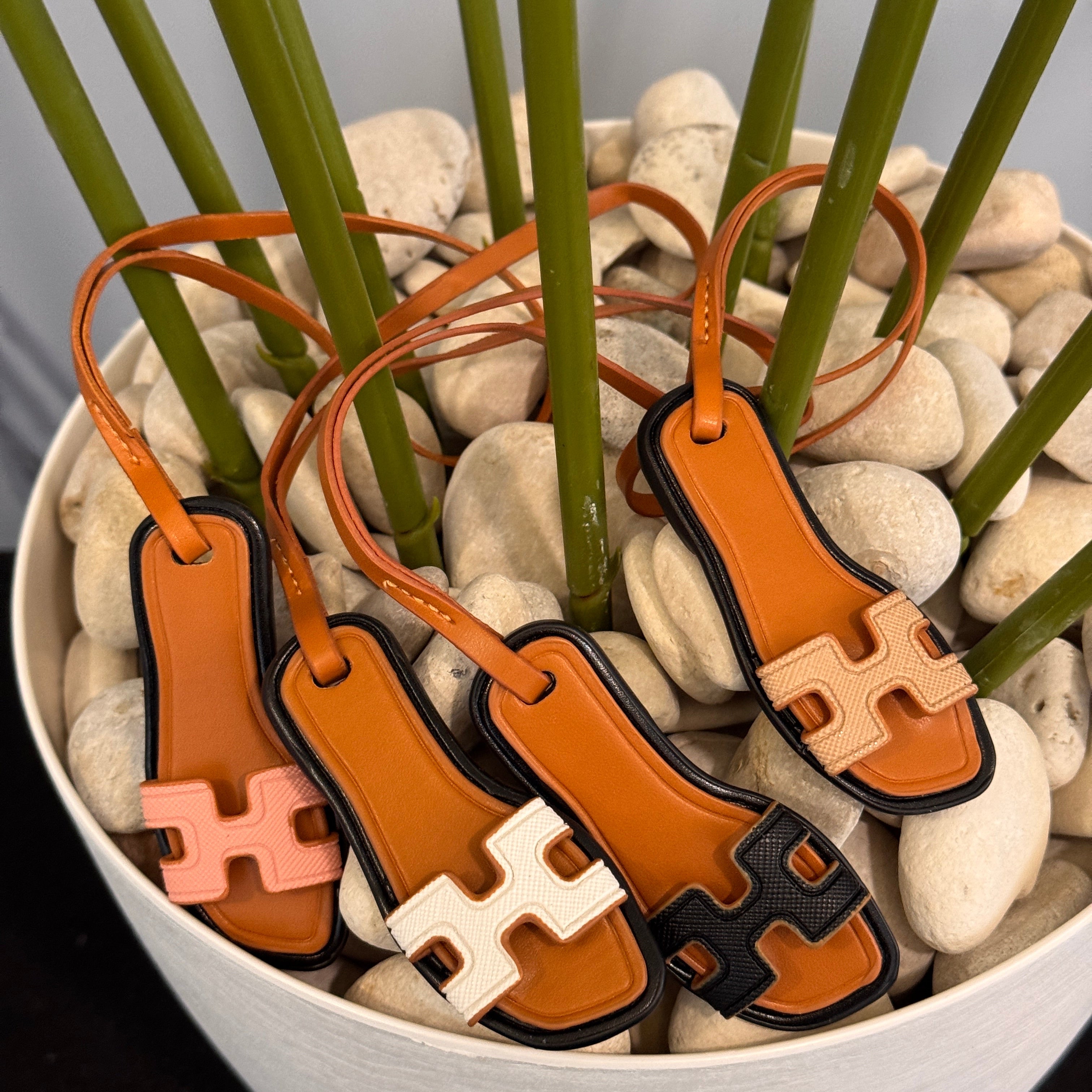 Mini H Slipper Charm