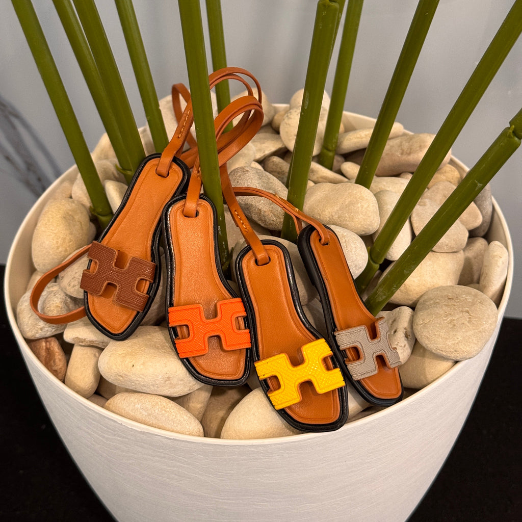 Mini H Slipper Charm