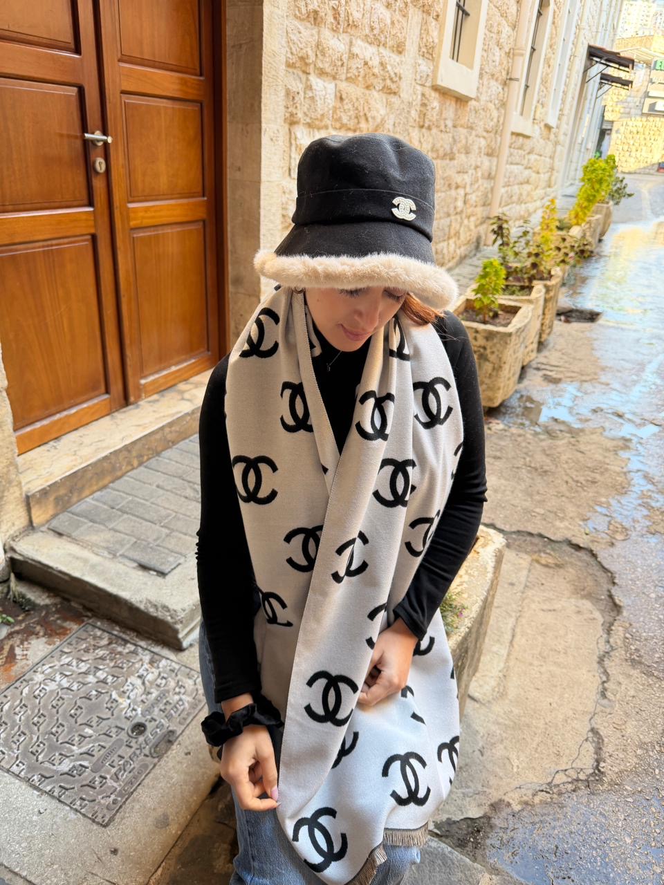 CC Bucket hat With Fur