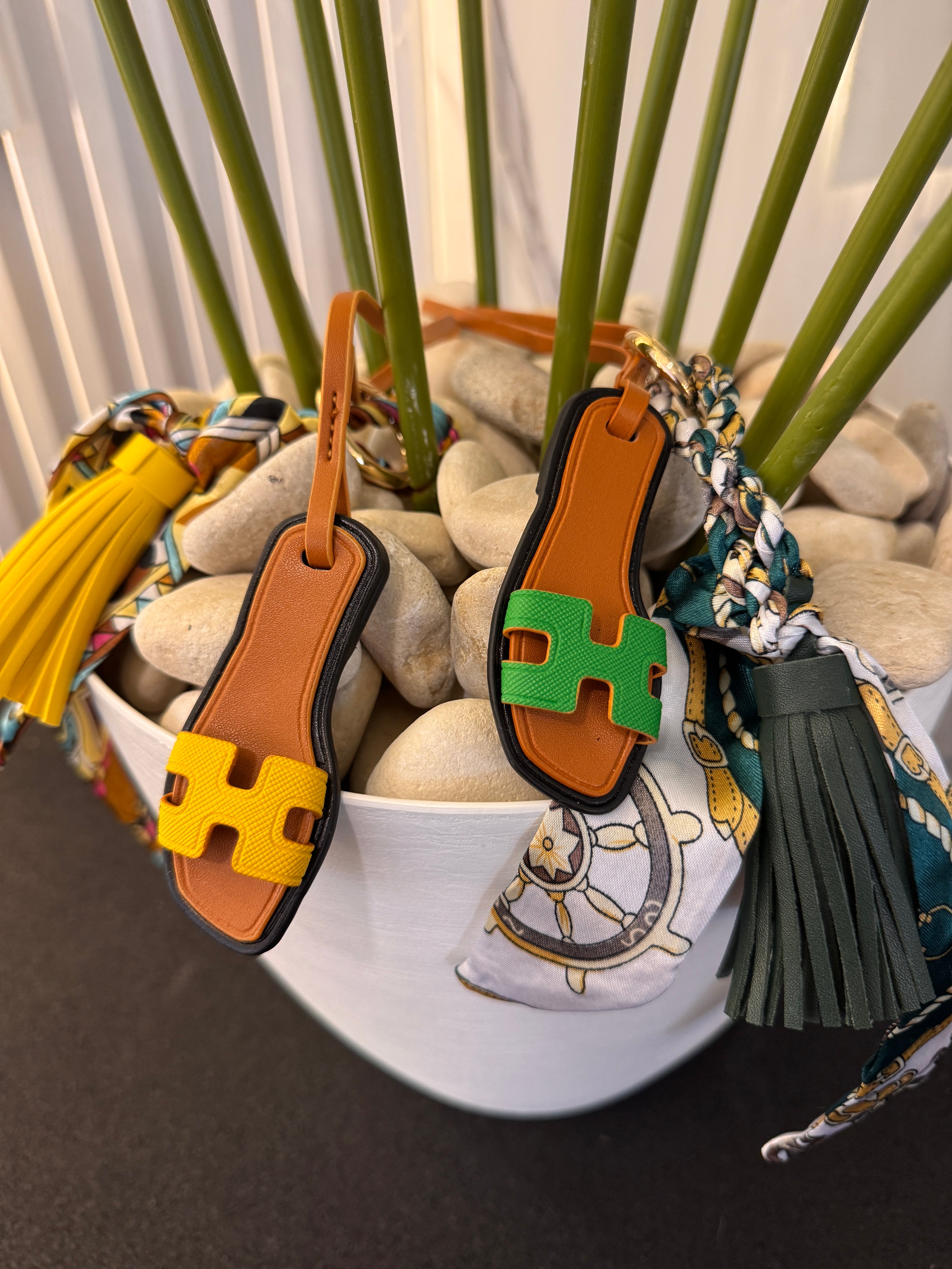 Mini H Slipper Charm X Twilly