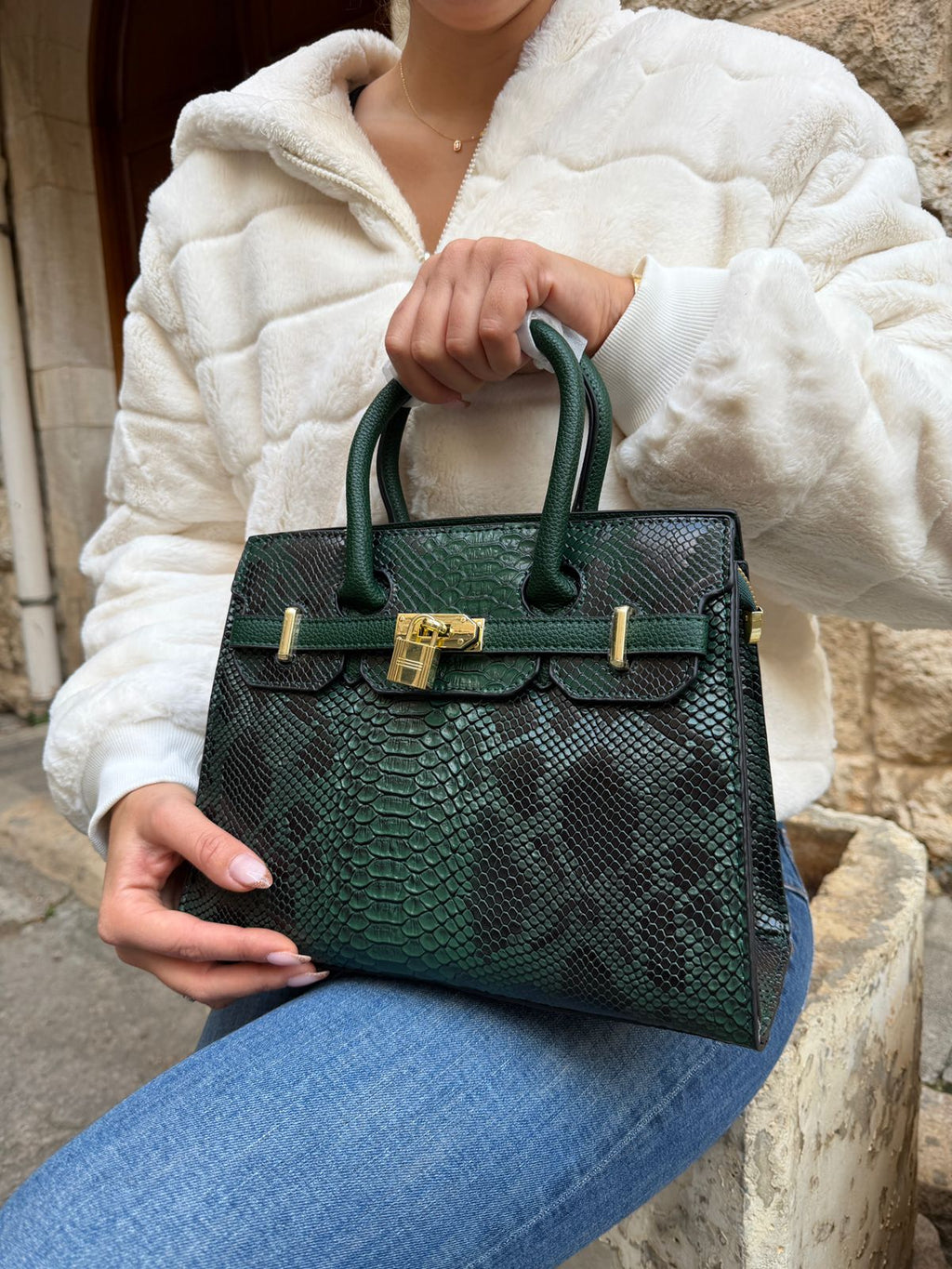 H Kelly Crocodile Bag