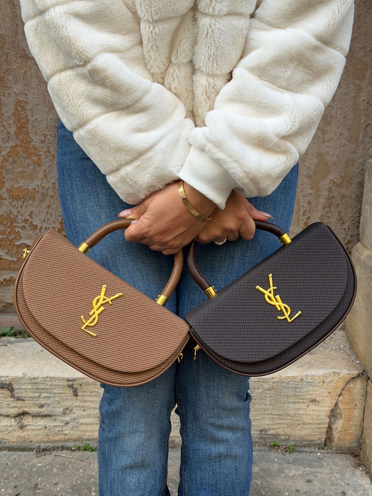 YSL Voltaire Half-Moon Bag