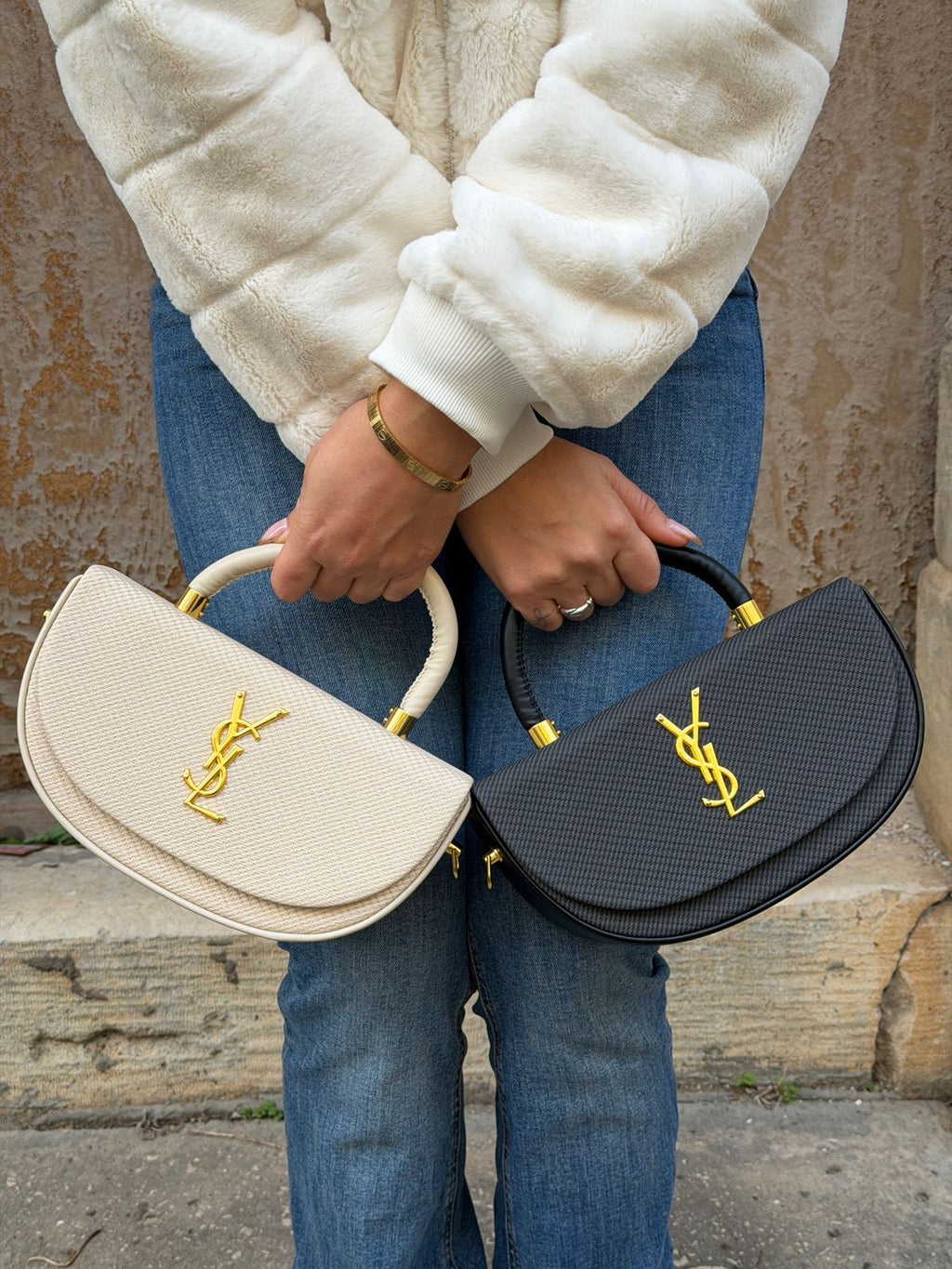 YSL Voltaire Half-Moon Bag