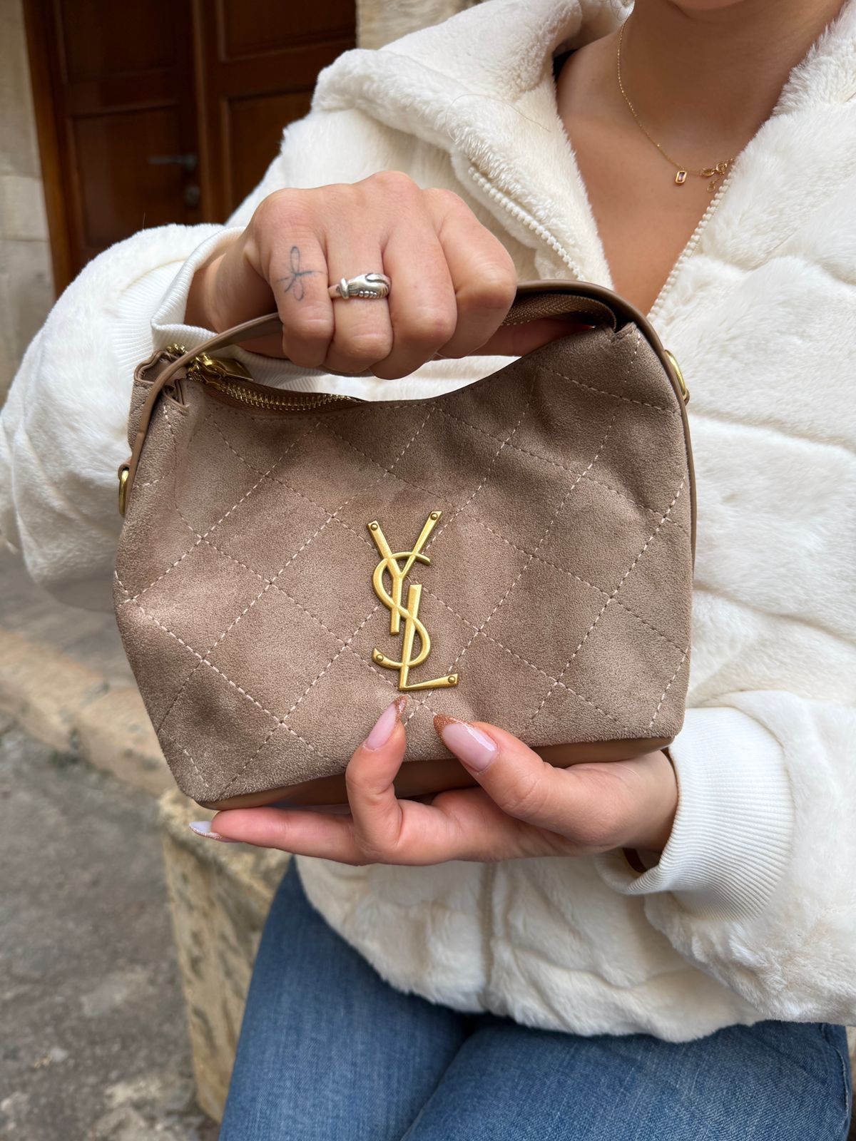 YSL Suede Bag