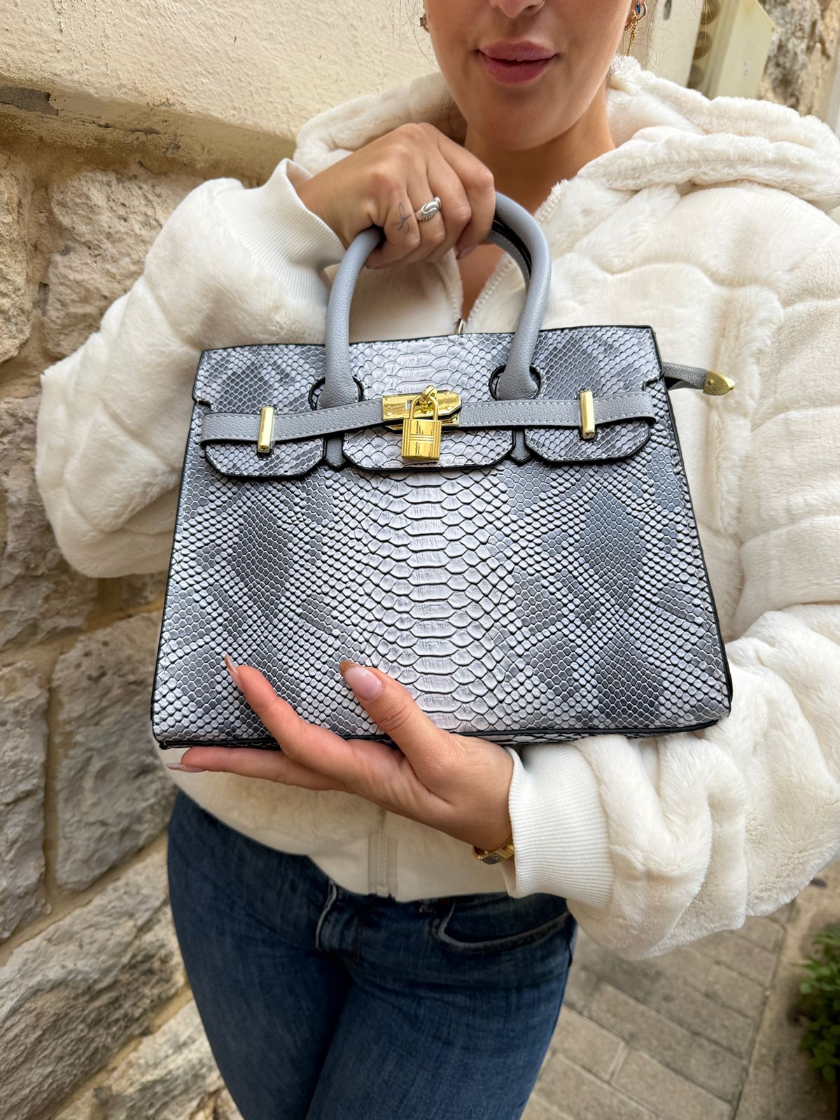 H Kelly Crocodile Bag