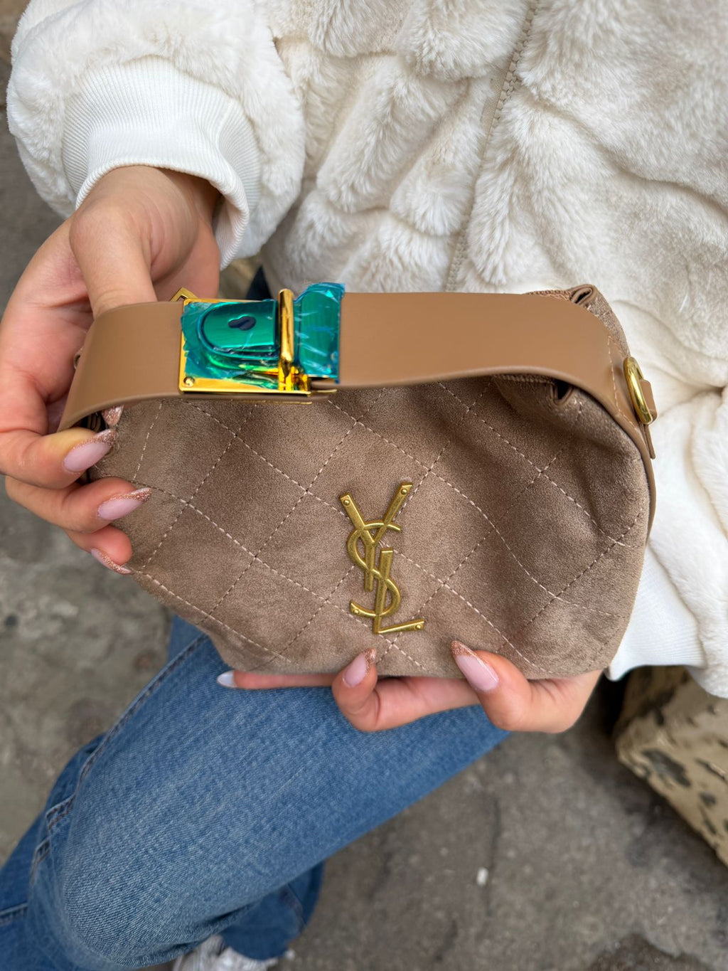 YSL Suede Bag